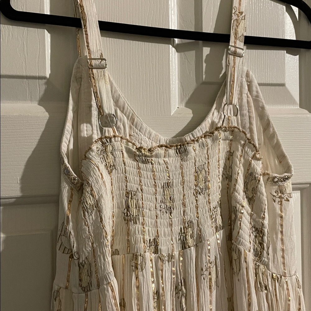 Boutique White Bohemian Maxi Dress - Picture 8 of 12